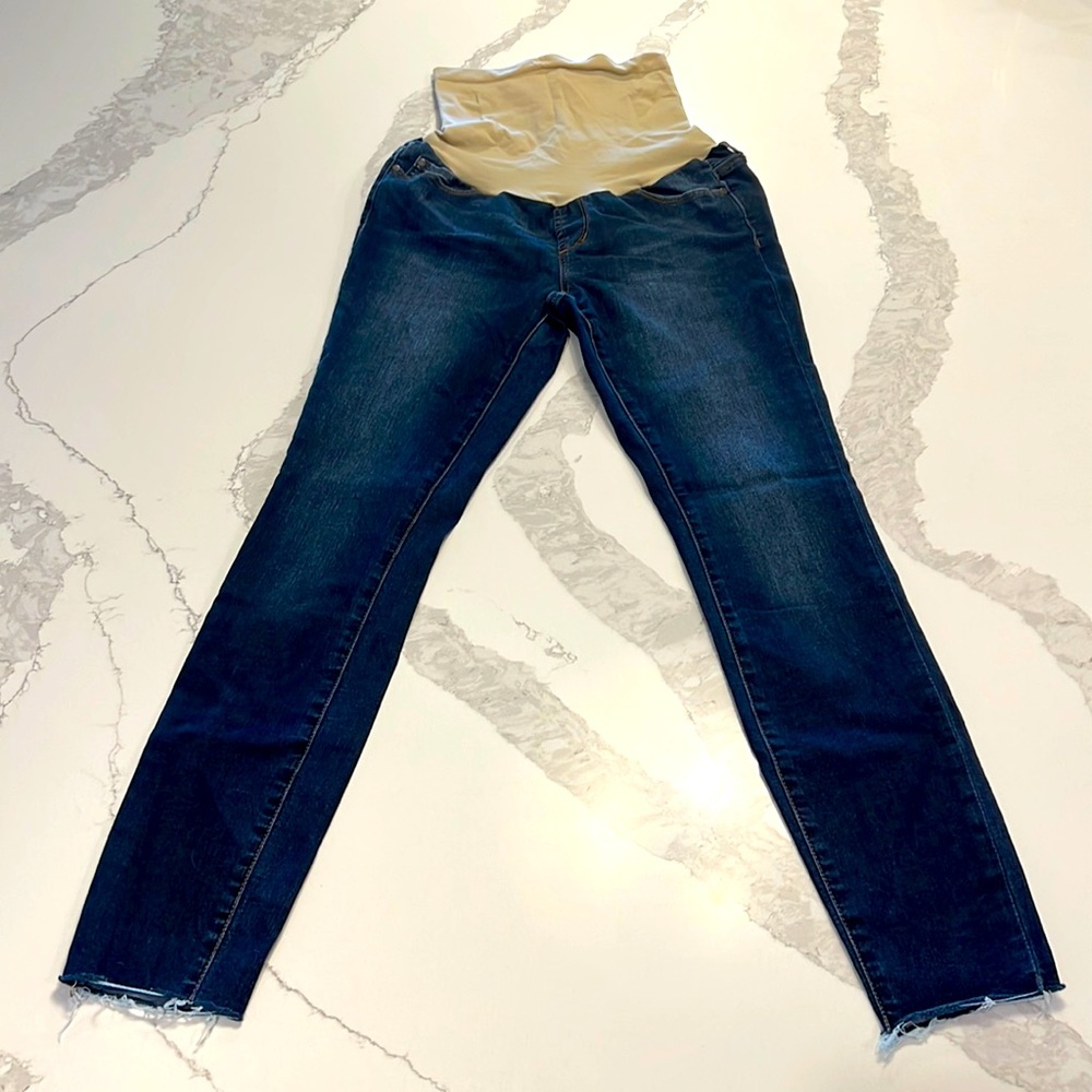 Articles of Society raw hem maternity jeans